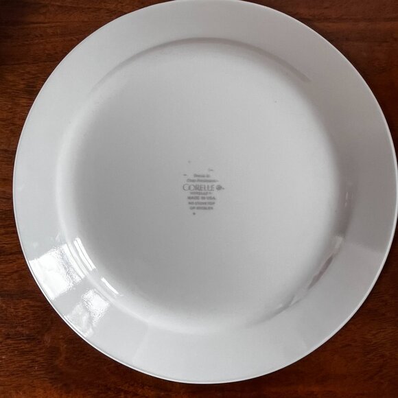 Set of 4 Corelle "Watercolors" Luncheon Plates 8.5" Salad Lunch Flower Corning - Picture 7 of 10